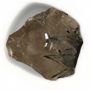 Vintage Tourmaline Natural Quartz Ashtray